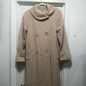 Vintage Evan Picone Wool Camel Coat